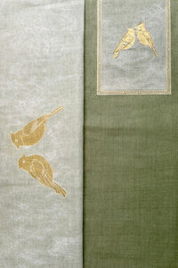 Green Bird-3 Piece Suit Set