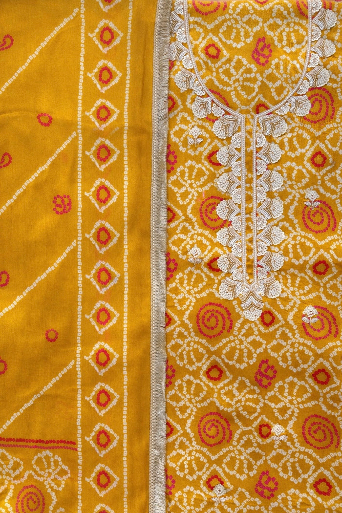 Yellow Gold-3 Piece Suit Set