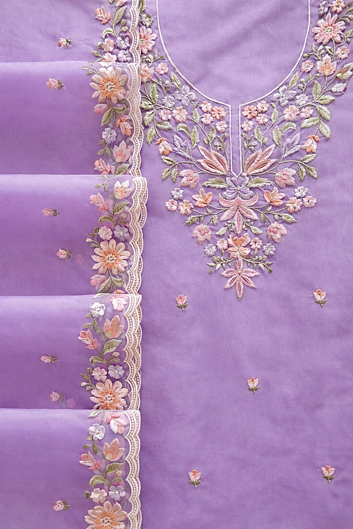 Lavender-3 piece Suit Set