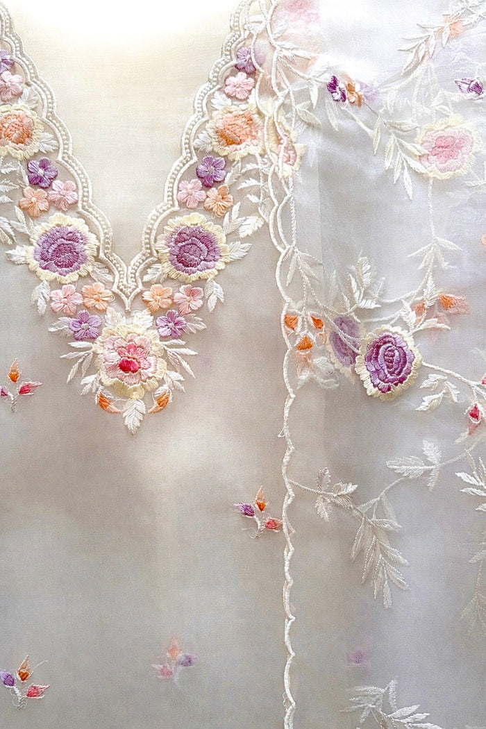 White Rose-3 Piece Suit Set