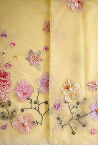 Yellow Pastel-3 Piece Suit Set