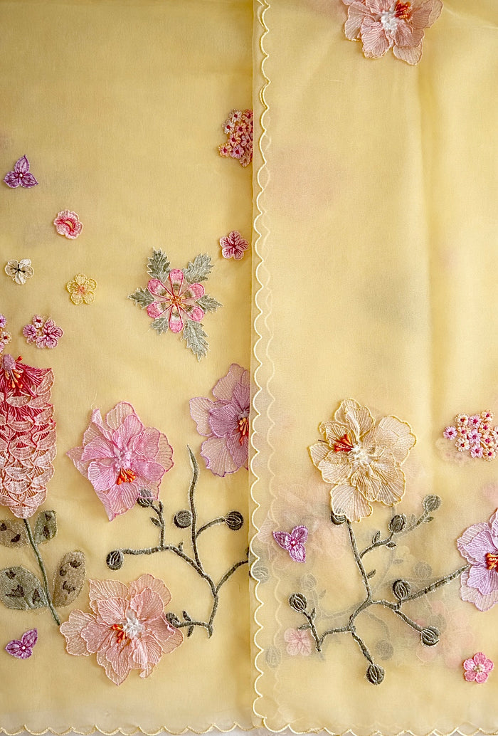 Yellow Pastel-3 Piece Suit Set