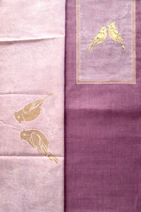 Plum Jamdani- 3 Piece Suit Set