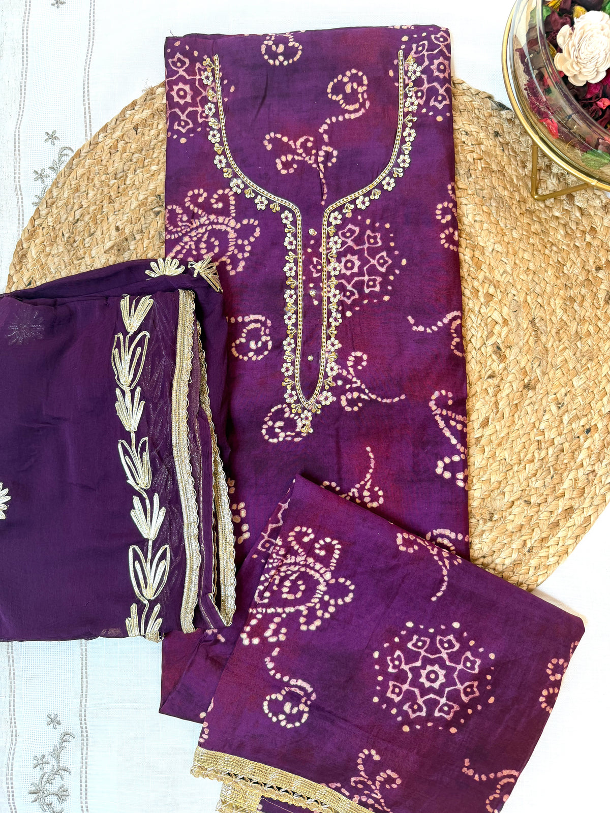 Gulzar Green-3 Piece Suit Set