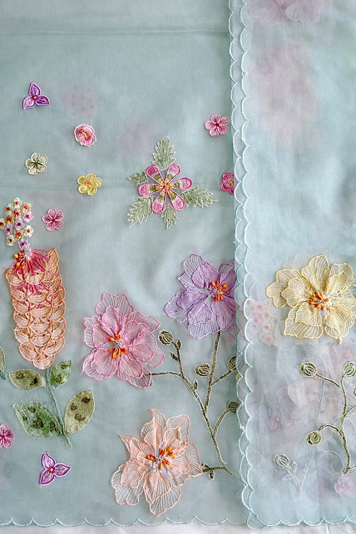 SeaGreen Pastel-3 Piece Suit Set