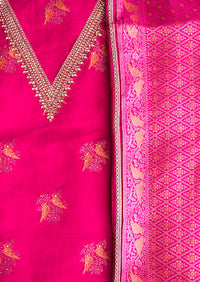 Gulabi Kanjivaram-3 Piece Suit Set