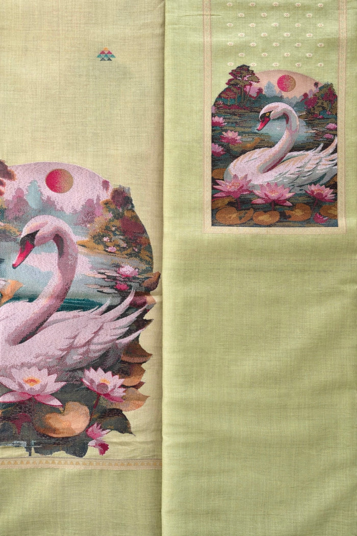 Green Swan-3 Piece Suit Set