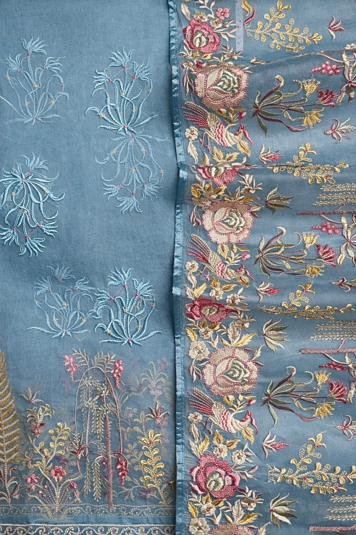 Blue Garden-3 Piece Suit Set