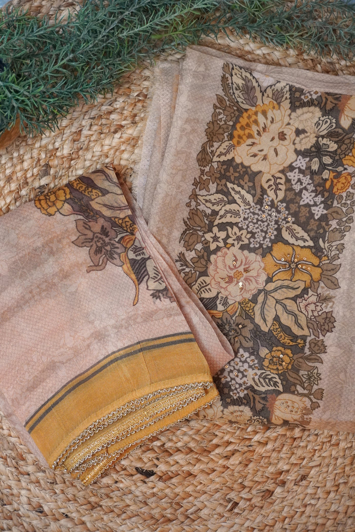 Yellow Gold-3 Piece Suit Set