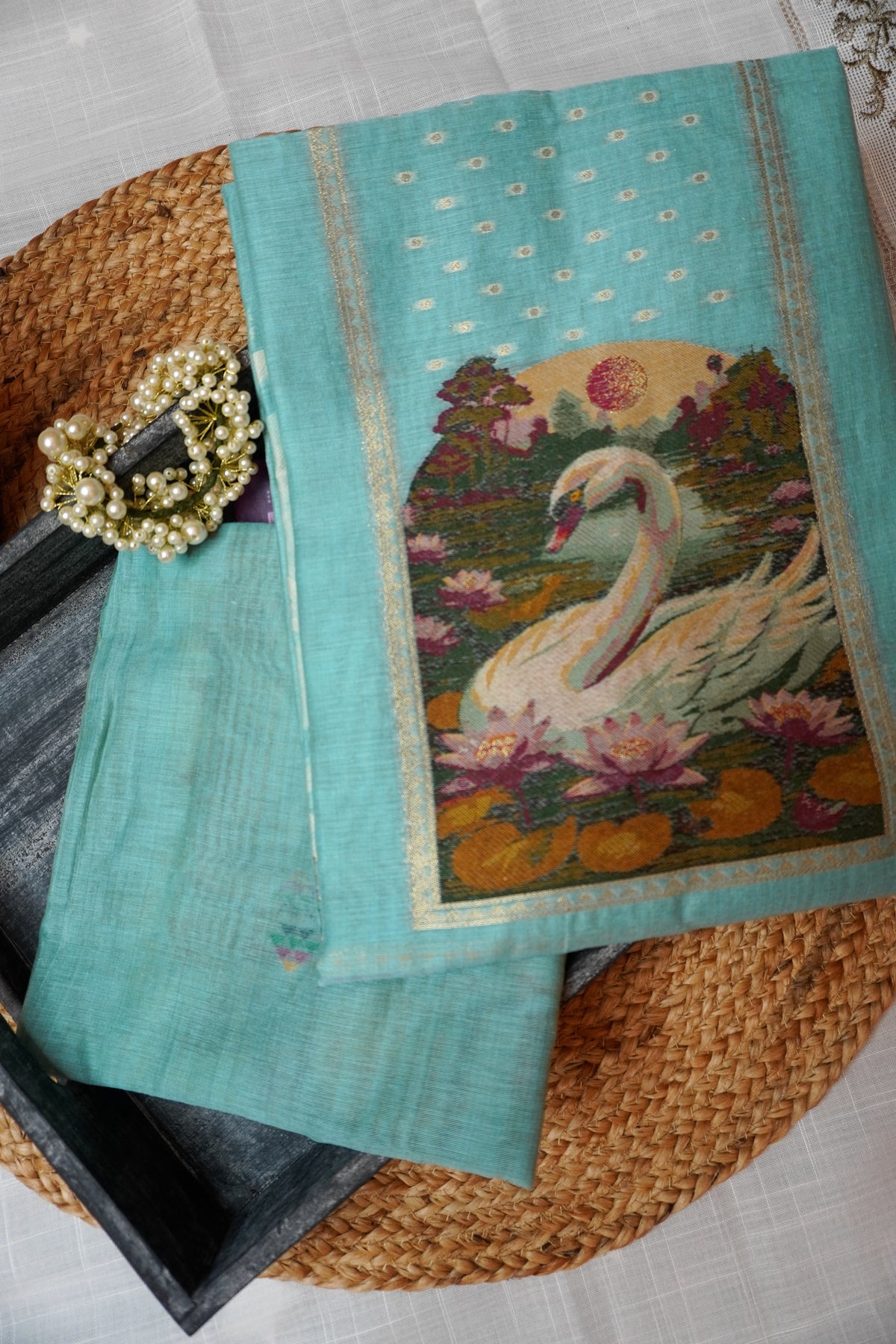 Blue Swan-3 Piece Suit Set