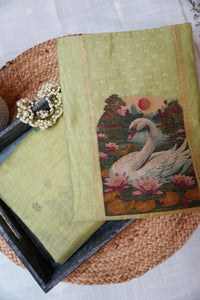 Green Swan-3 Piece Suit Set