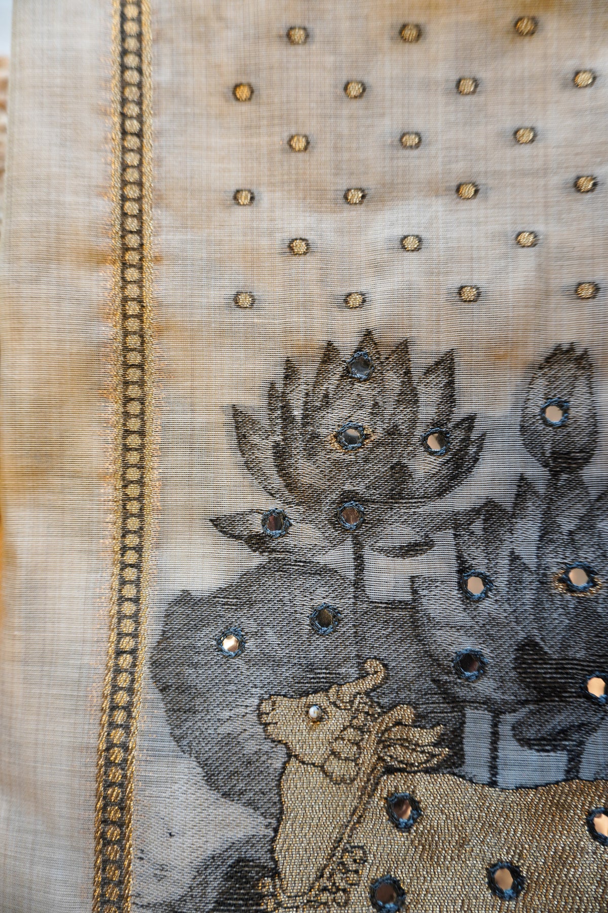 Black Beige-3 Piece Suit Set