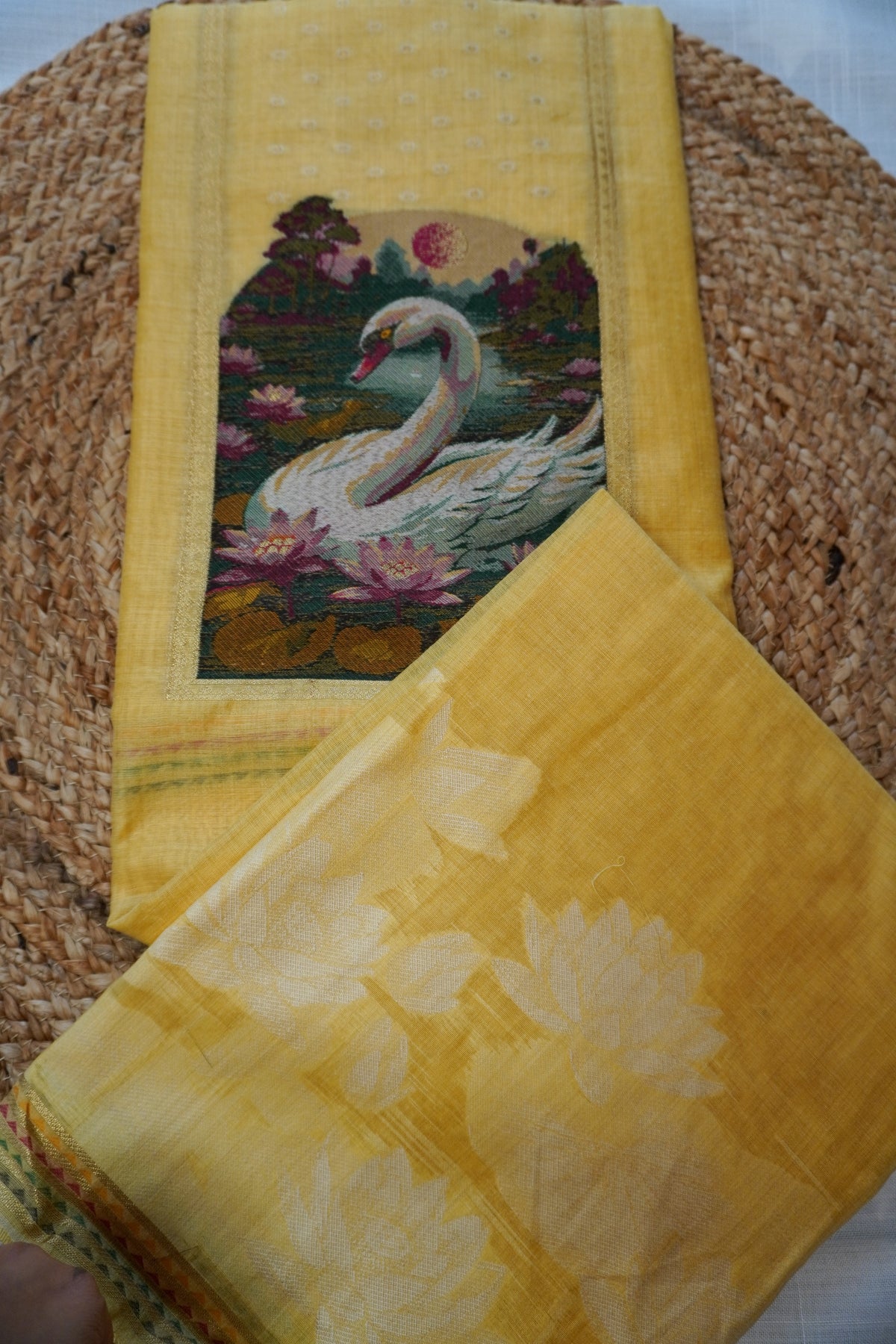 Yellow Swan-3 Piece Suit Set