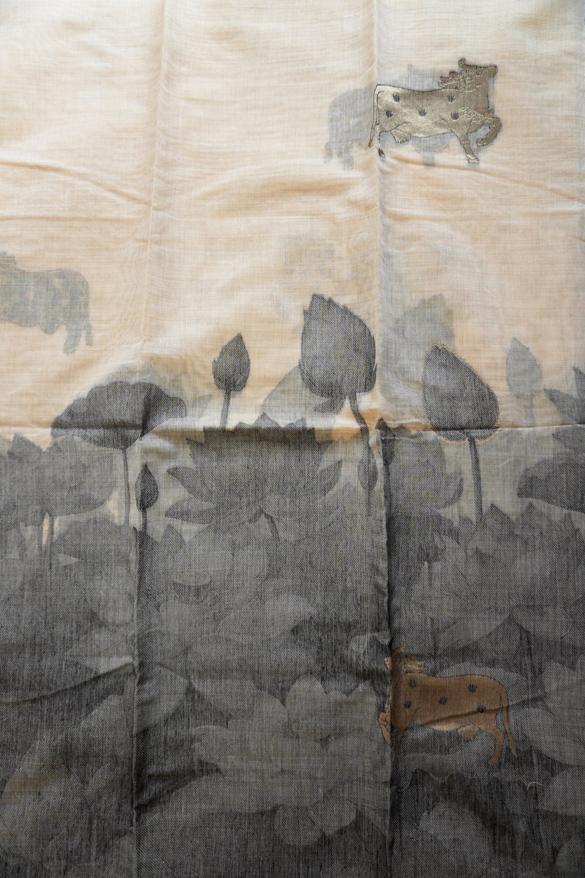 Black Beige-3 Piece Suit Set