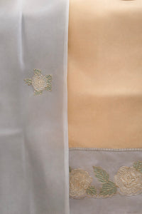 Paste Blue& Beige-3 Piece Suit Set