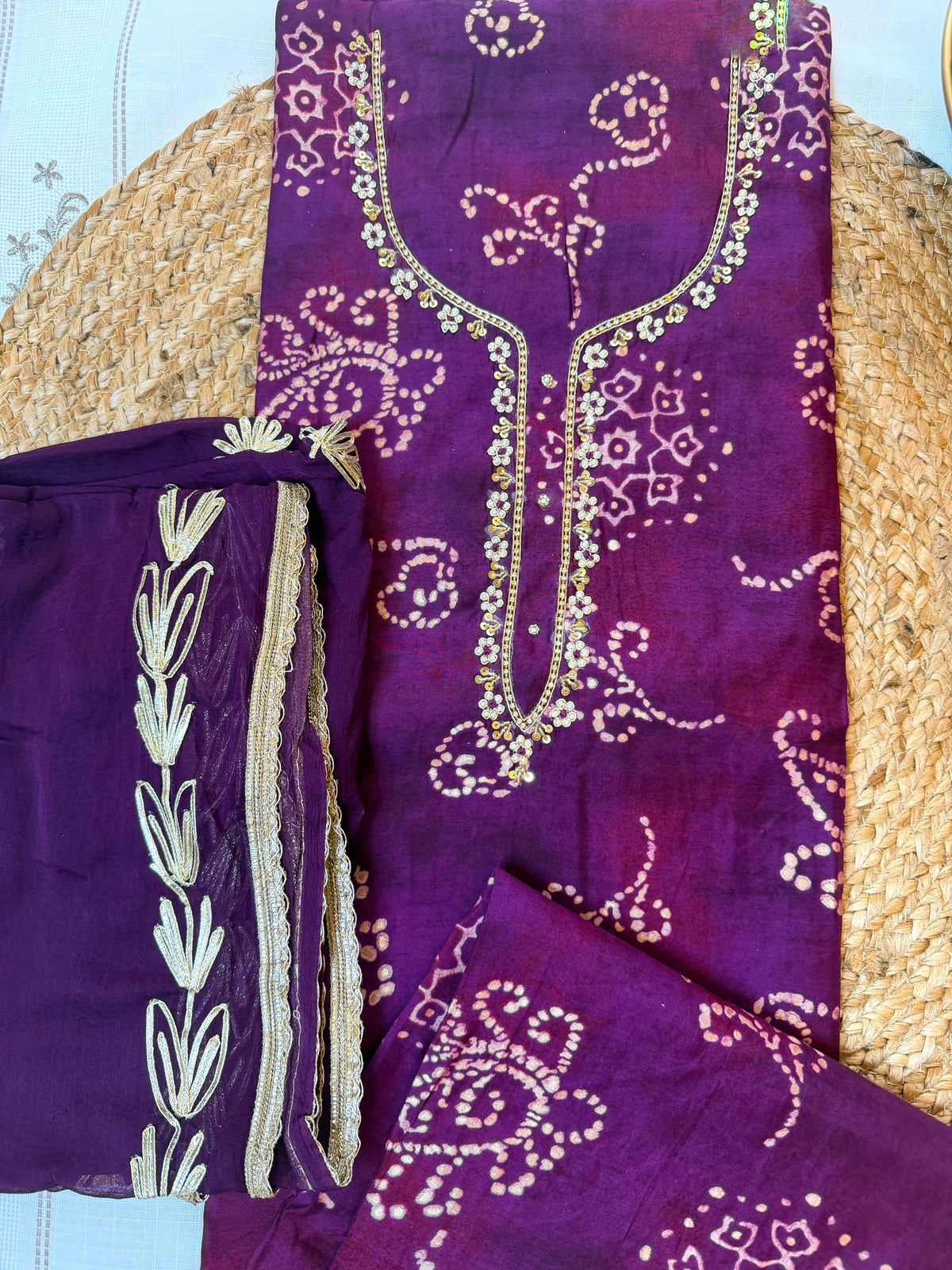 Jamun Zahra-3 Piece Suit Set