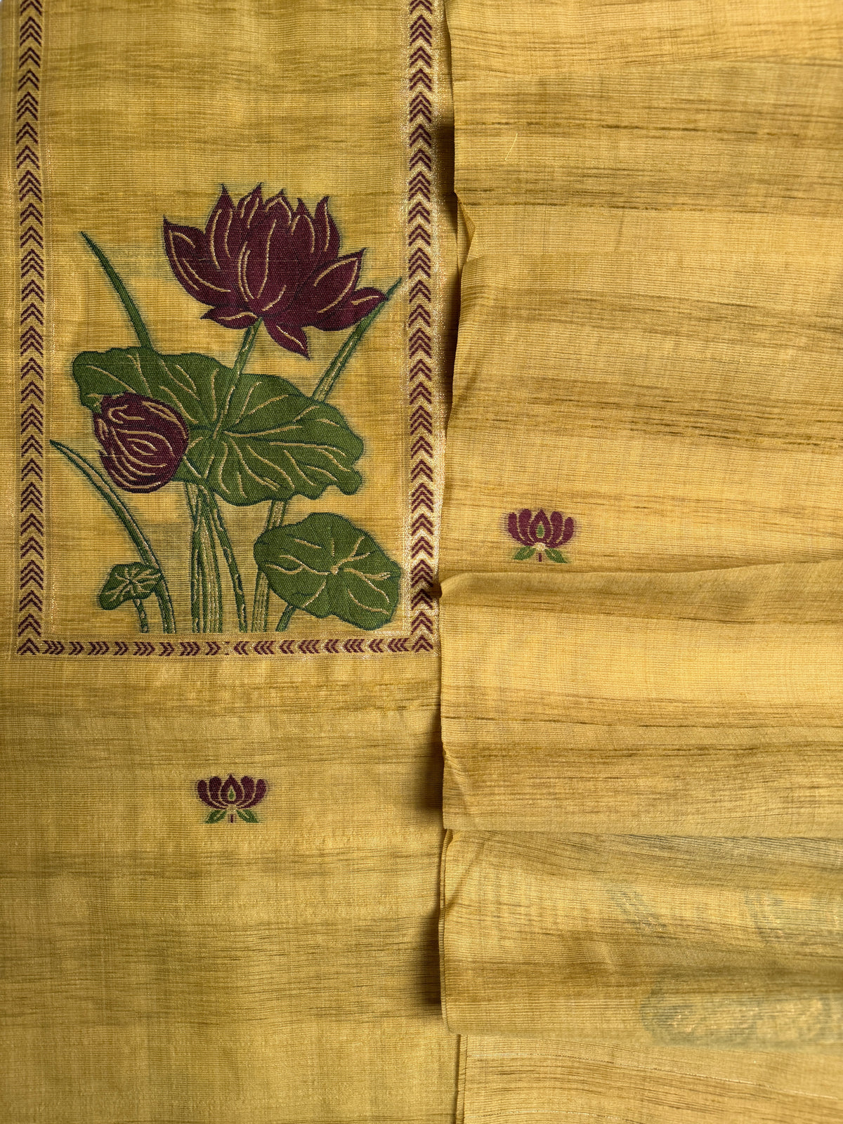 Yellow Lotus-3 Piece Suit Set