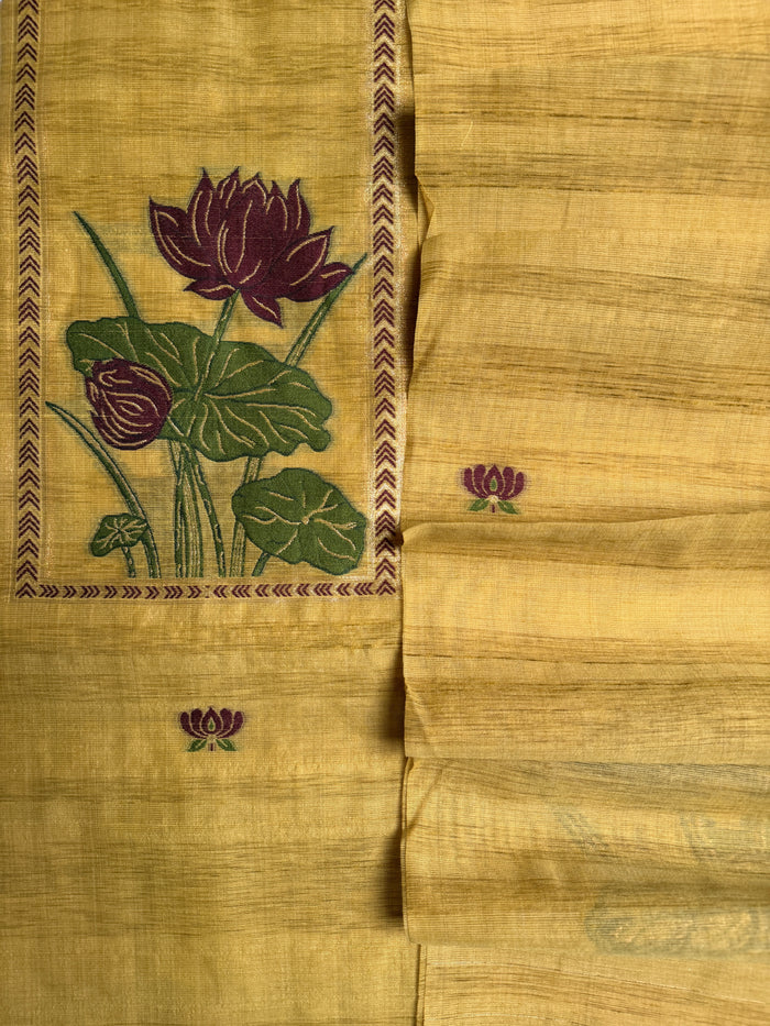 Yellow Lotus-3 Piece Suit Set