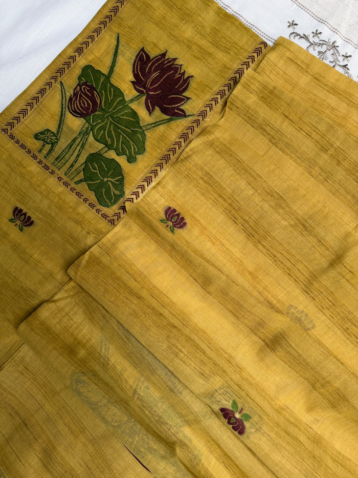 Yellow Lotus-3 Piece Suit Set