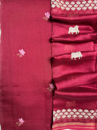 Mehroon Mul-3 Piece Suit Set