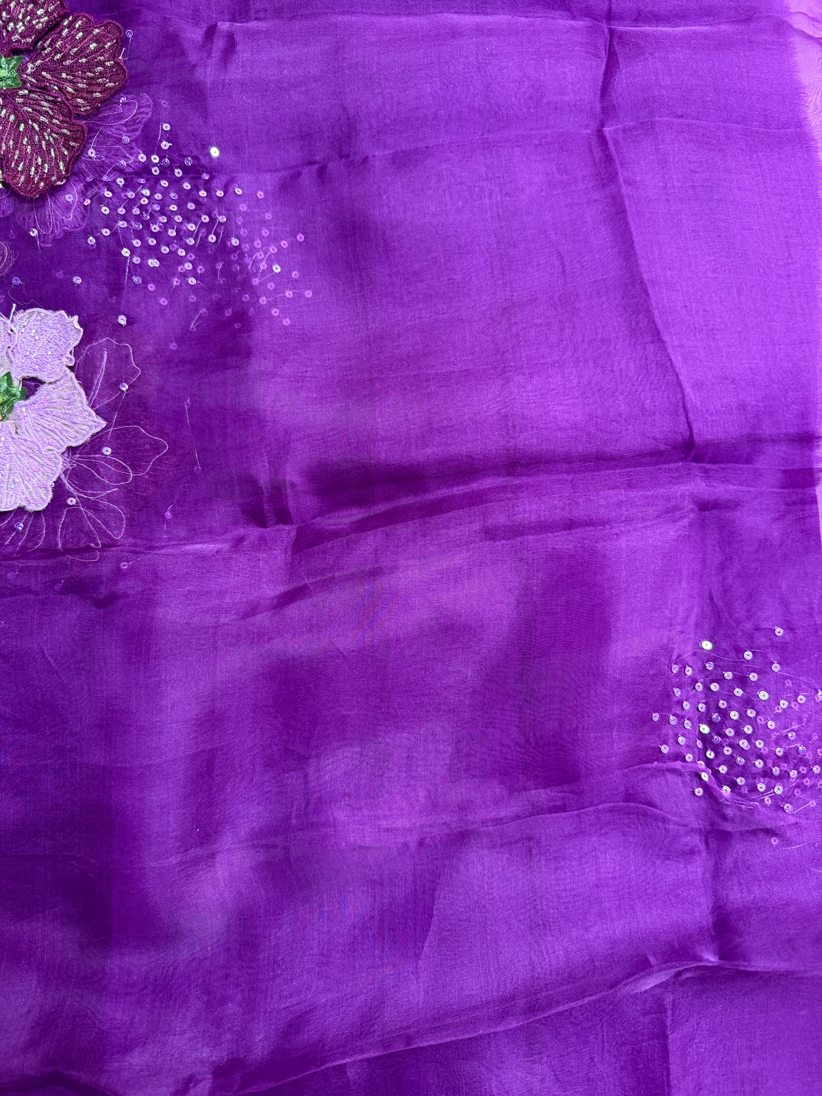 Purple Floral-3 Piece Suit Set