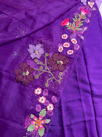 Purple Floral-3 Piece Suit Set