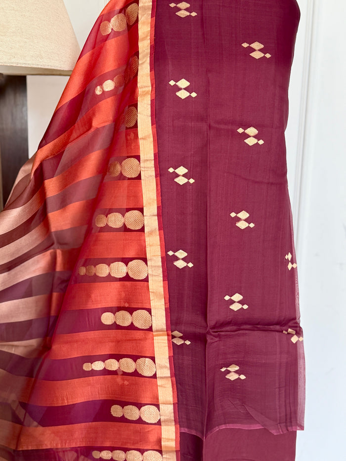 Wine and Plum-3 Piece Suit Set