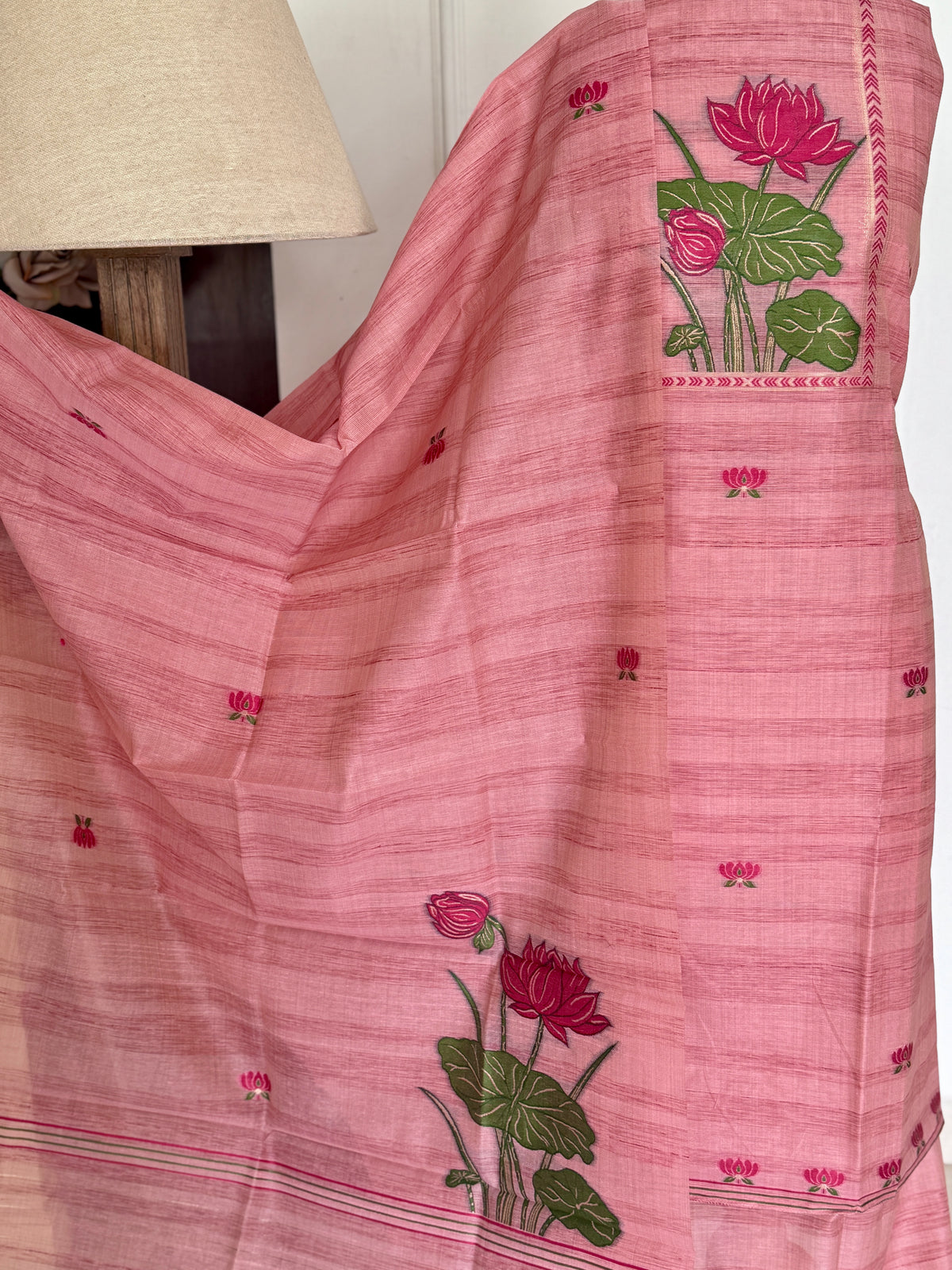 Pink Lotus-3 Piece Suit Set