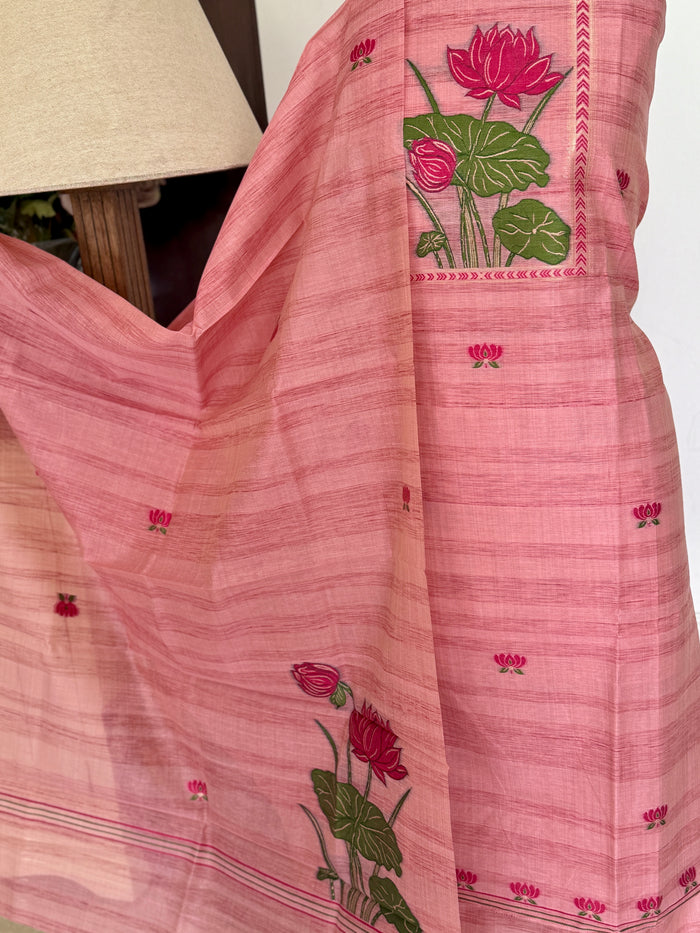 Pink Lotus-3 Piece Suit Set