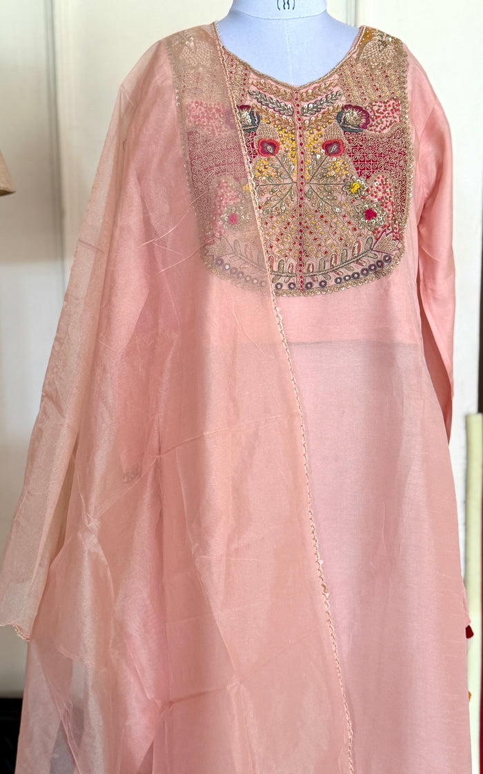 Pink Peony-3 Piece Suit Set