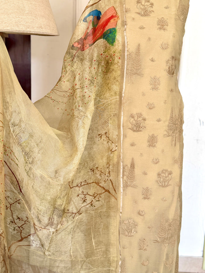 Olive-3 Piece Suit Set