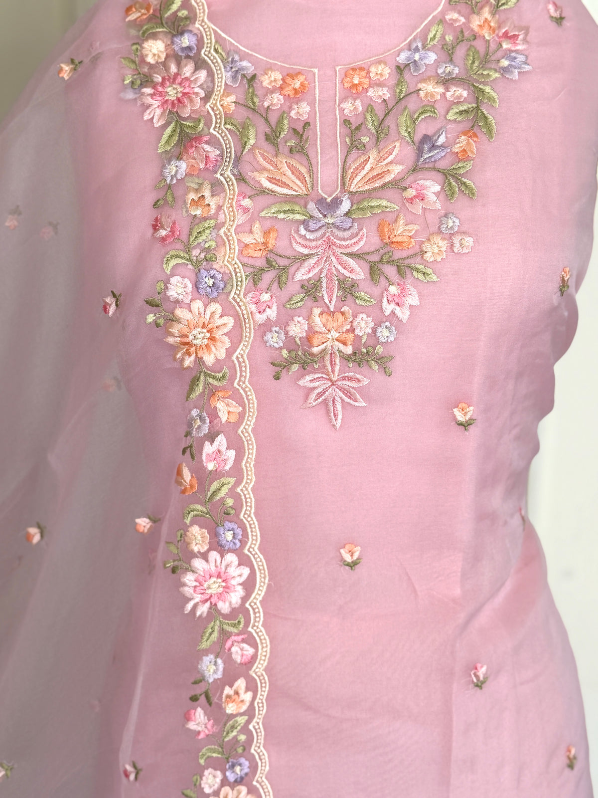 Pink Floral-3 Piece Suit Set