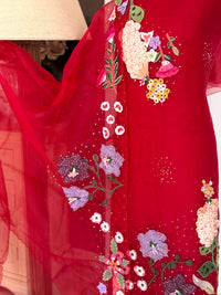 Red Garden-3 Piece Suit Set