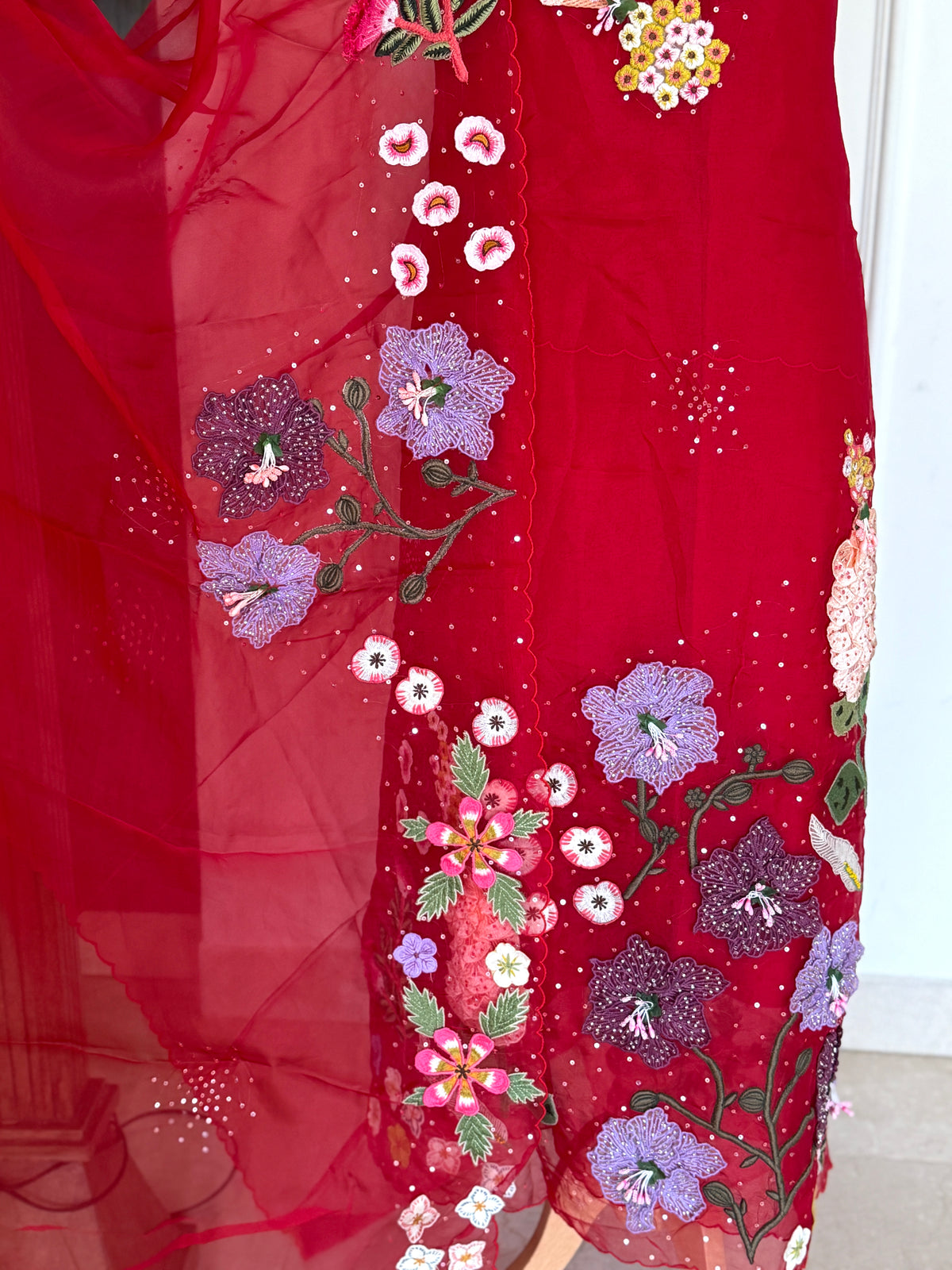 Red Garden-3 Piece Suit Set