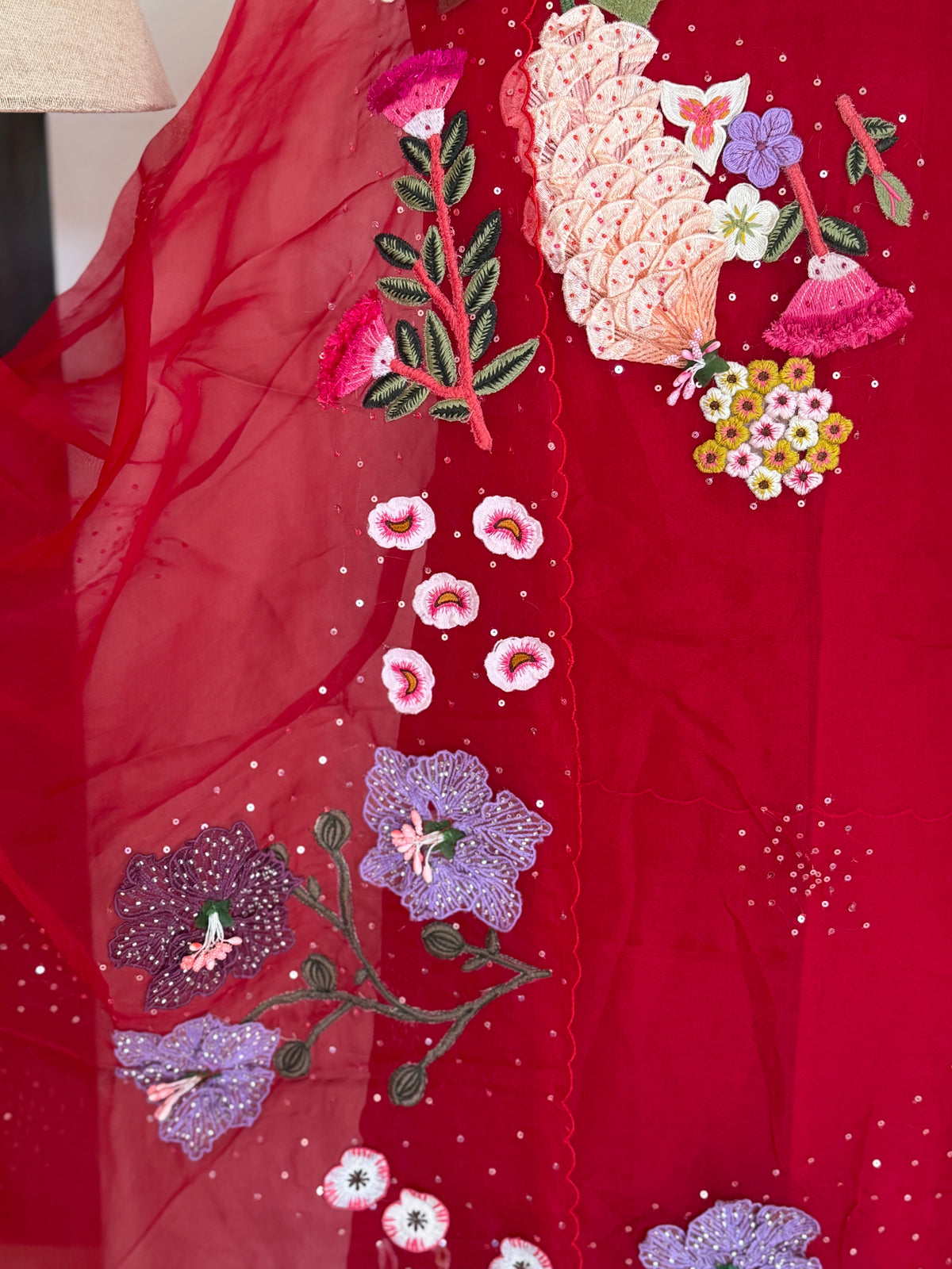 Red Garden-3 Piece Suit Set