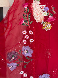 Red Garden-3 Piece Suit Set