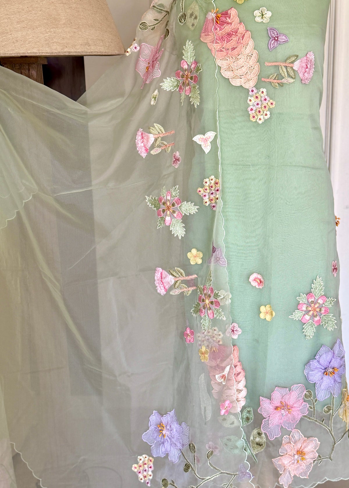 Green Pastel-3 Piece Suit Set