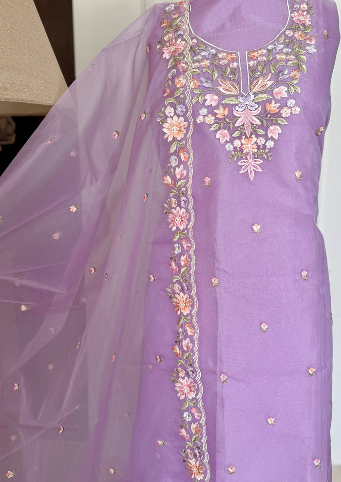 Lavender-3 piece Suit Set