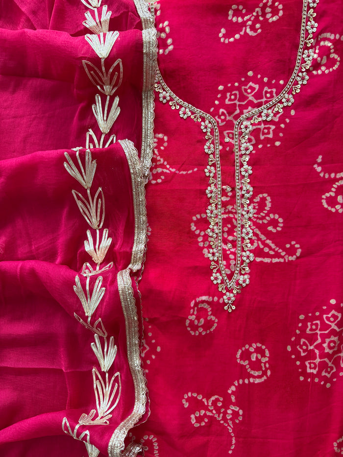 Laal Kali-3 Piece Suit Set