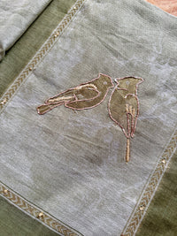 Green Bird-3 Piece Suit Set