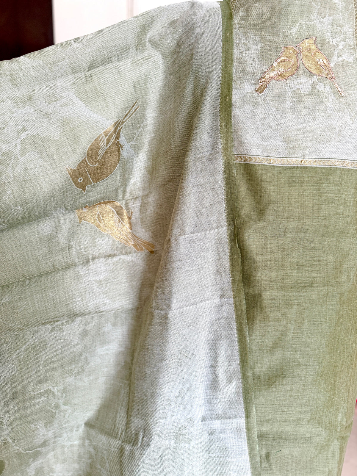 Green Bird-3 Piece Suit Set