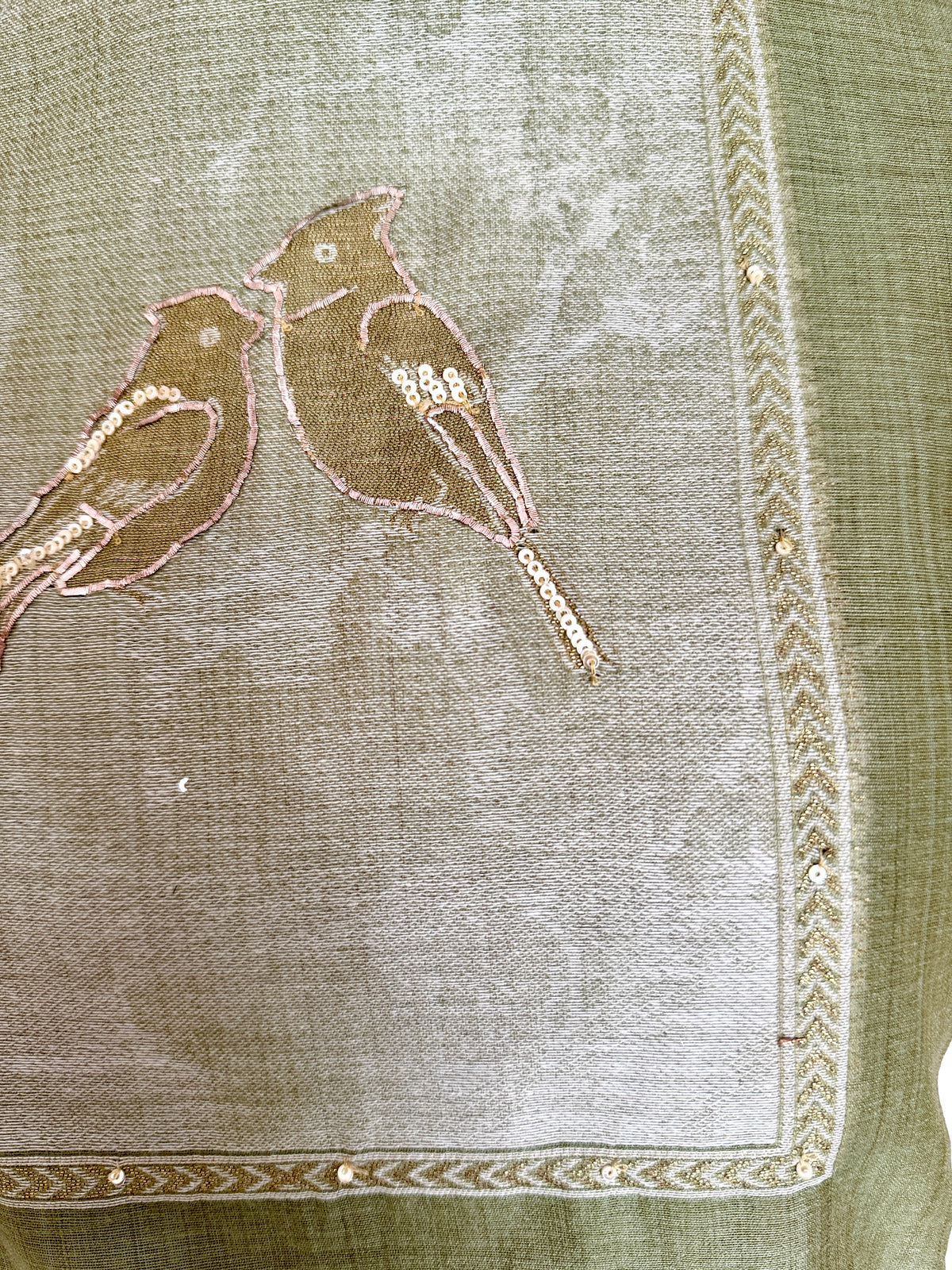 Green Bird-3 Piece Suit Set