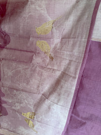 Plum Jamdani- 3 Piece Suit Set