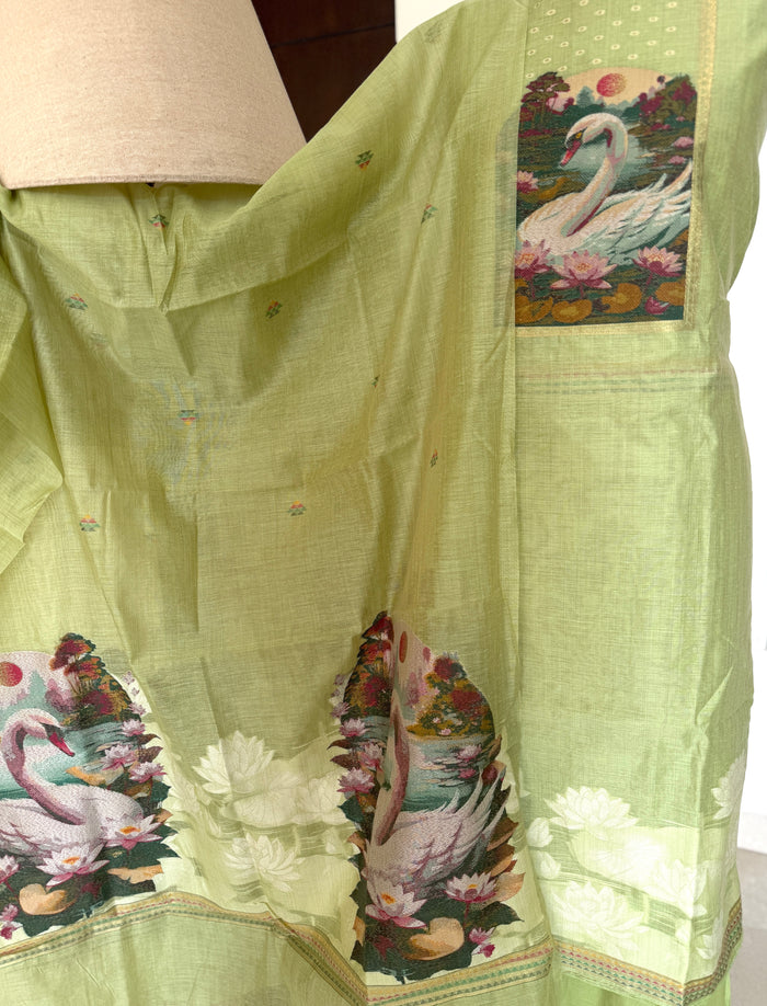 Green Swan-3 Piece Suit Set