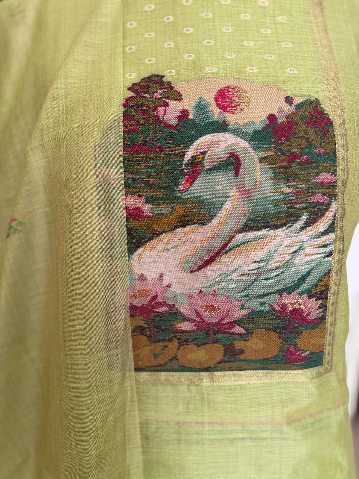 Green Swan-3 Piece Suit Set