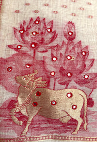 Red Beige-3 Piece Suit Set