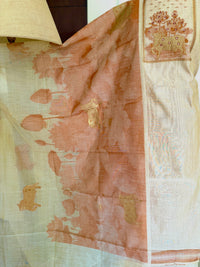 Orange Beige-3 Piece Suit Set