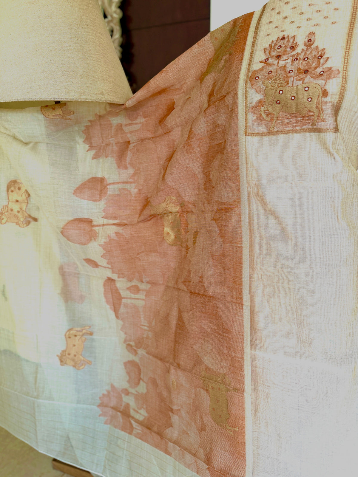 Orange Beige-3 Piece Suit Set