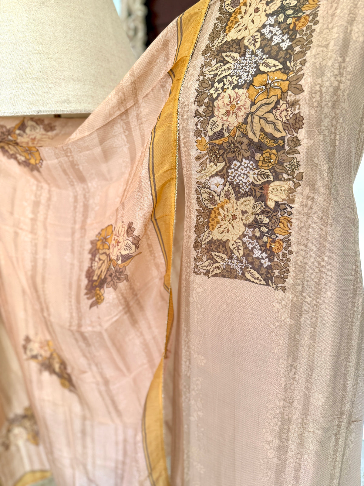 Yellow Gold-3 Piece Suit Set