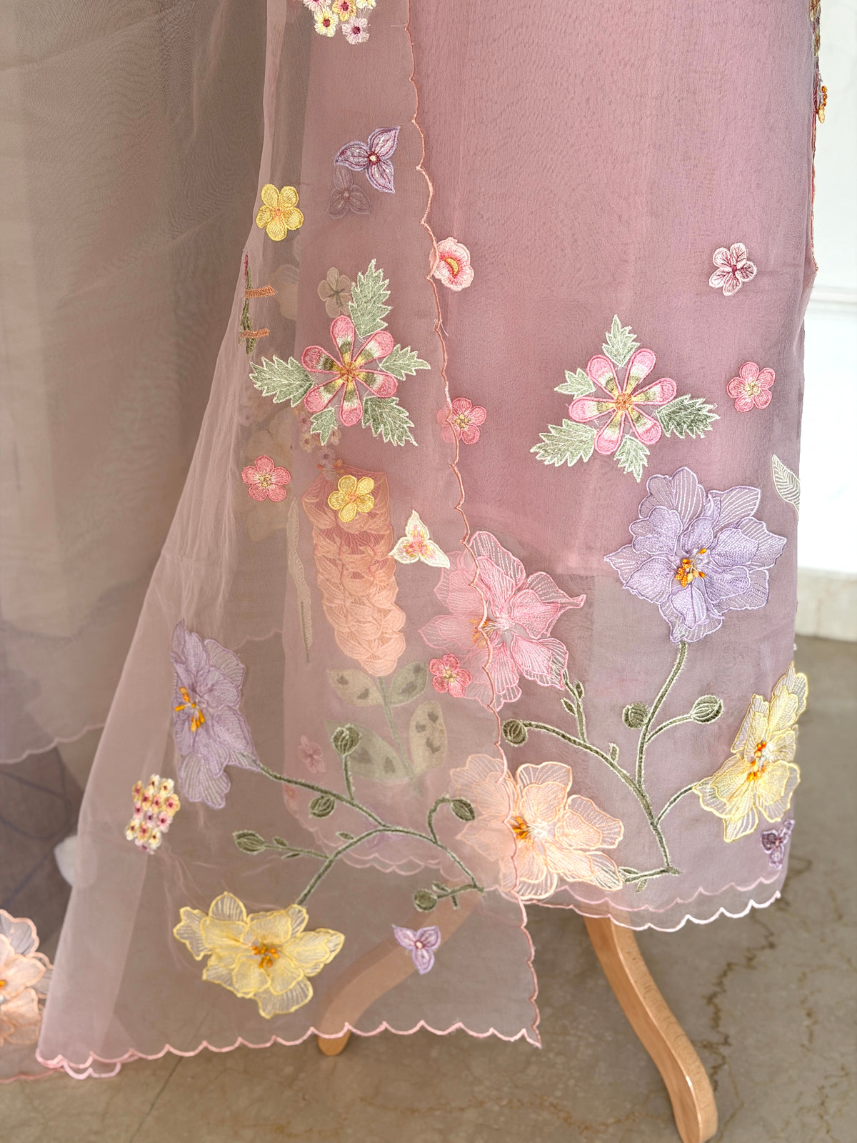 Pinkish Mauve Pastel-3 Piece Suit Set